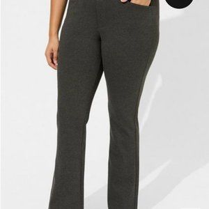 Torrid Studio Luxe Ponte Mid Rise Pant